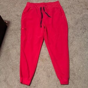 Figs Ultra Rose Zamora Joggers with Drawstring